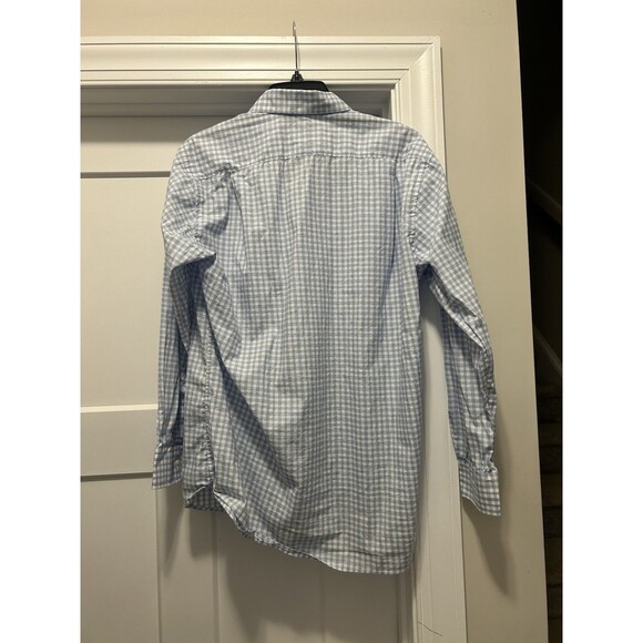 Gitman Bros Shirt Men’s 15 1/2 X 33 Blue White Check Button Up Dress Made USA - Picture 5 of 6